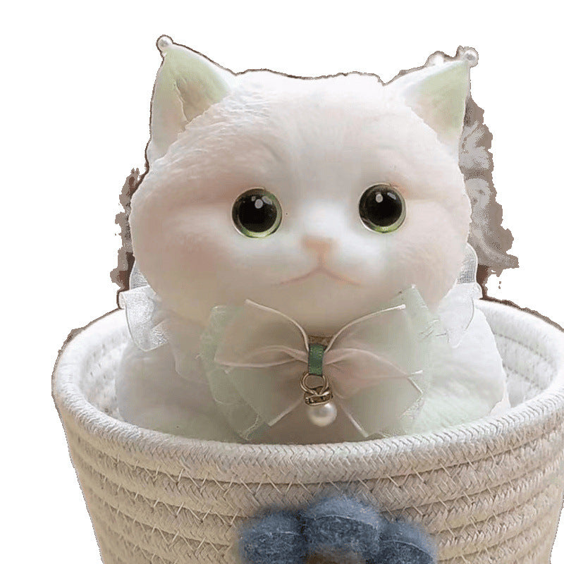 Cat cat pinch music food grade silicone material decompression toy creative gift cat cute pet silicone pinch