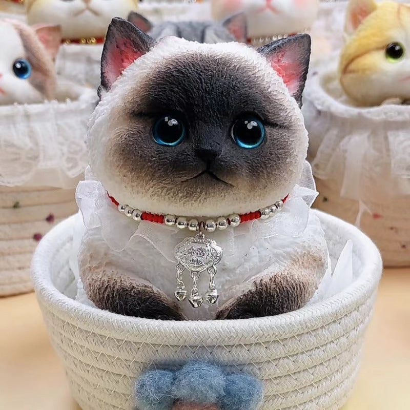 Cat cat pinch music food grade silicone material decompression toy creative gift cat cute pet silicone pinch