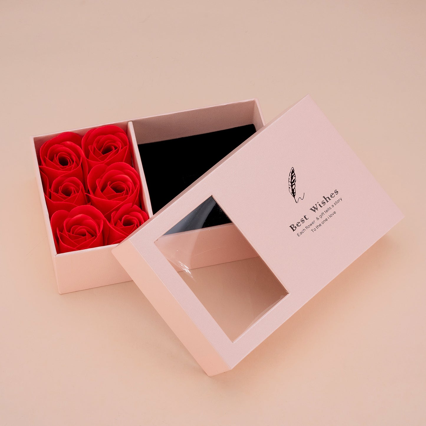 6バラジュエリーギフトボックス誕生日告白バレンタインリングネックレスジュエリーユニバーサルボックスガーリーハートパッケージ