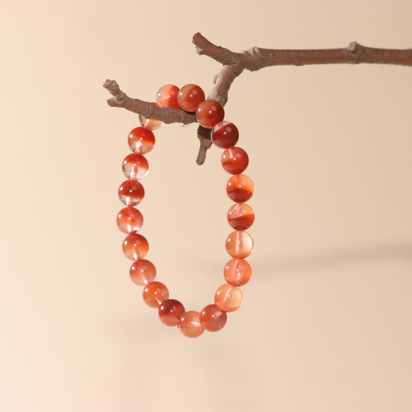 Red Hair Rutilated Quartz Bracelet