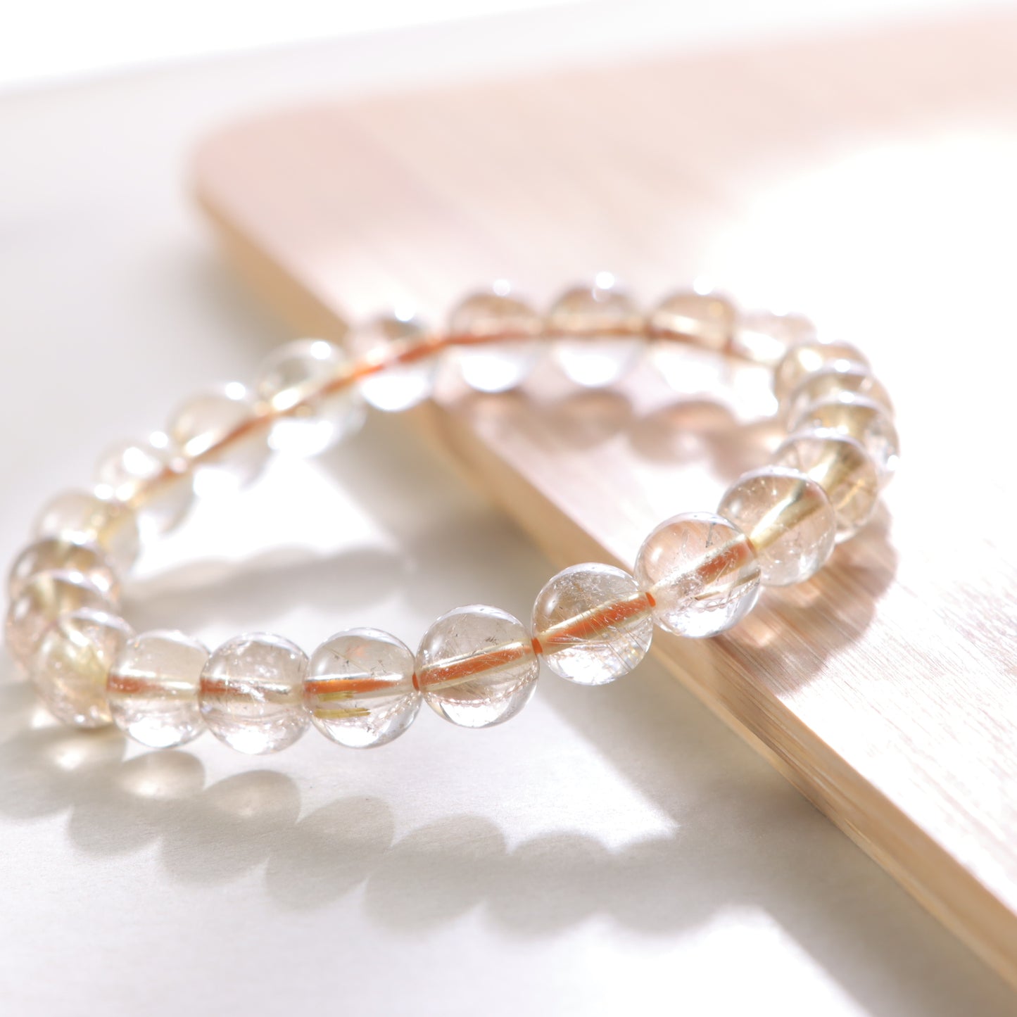 Golden Rutilated Quartz Bracelet