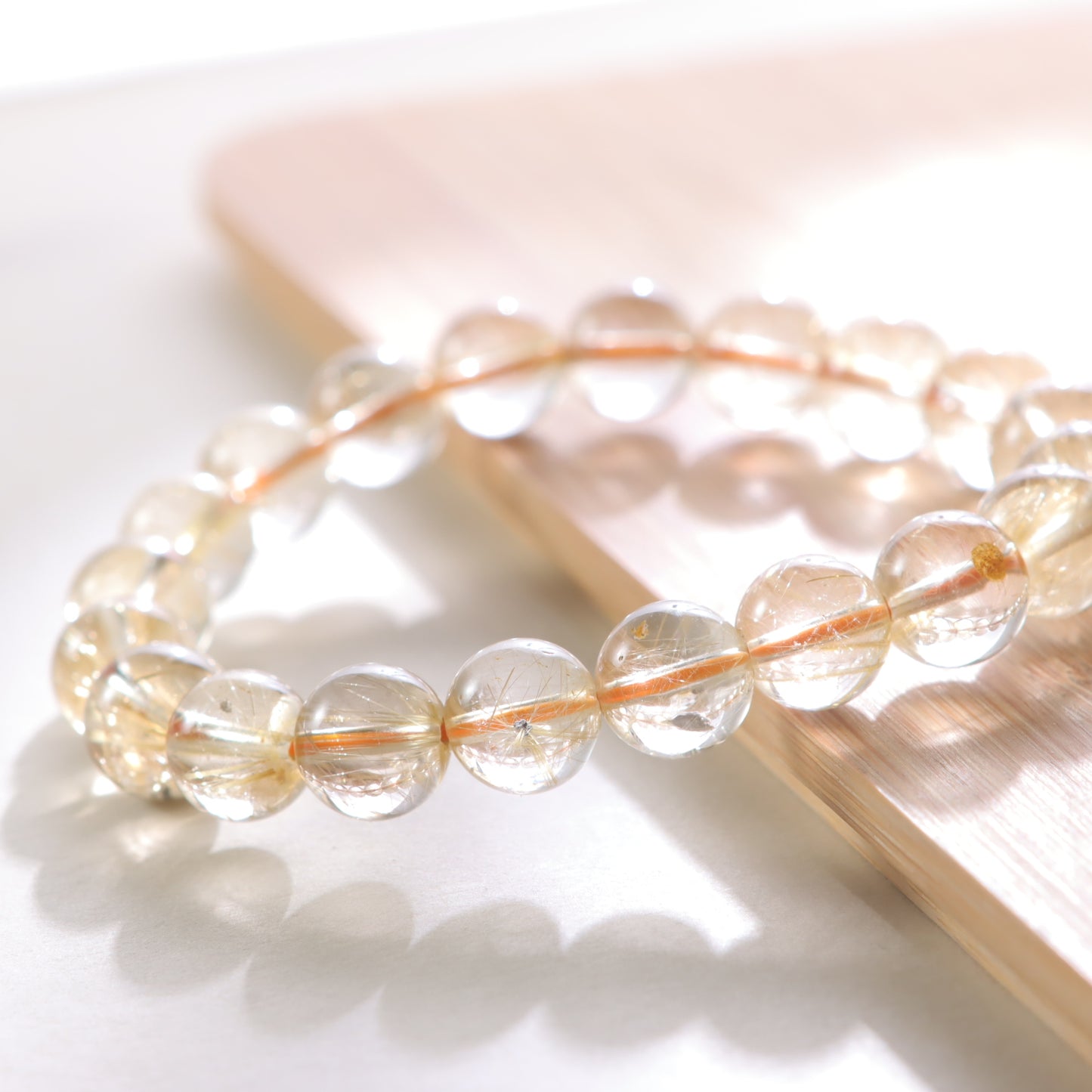 Golden Rutilated Quartz Bracelet