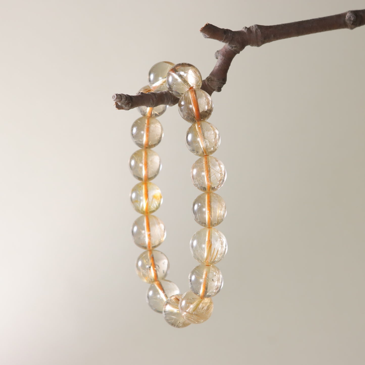 Golden Rutilated Quartz Bracelet