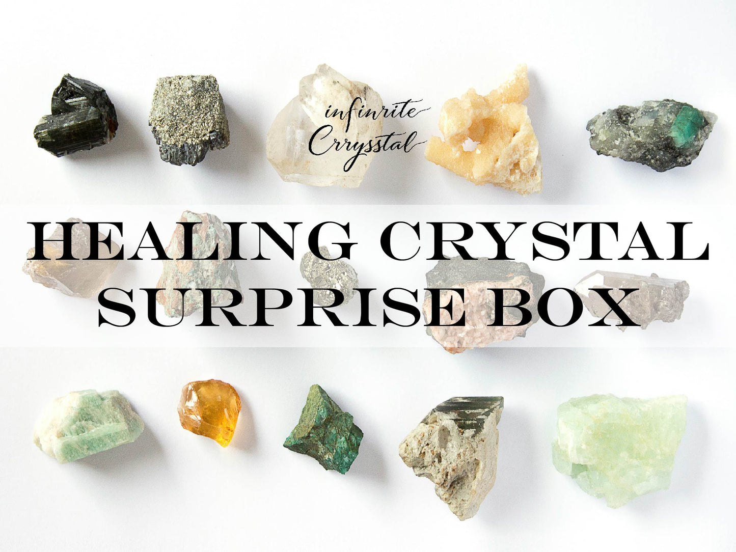 Healing Crystal Surprise Box | Large Mystery Gift Set for Energy and Wellness