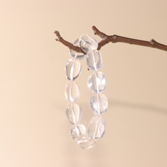 Clear Quartz Oval Bracelet