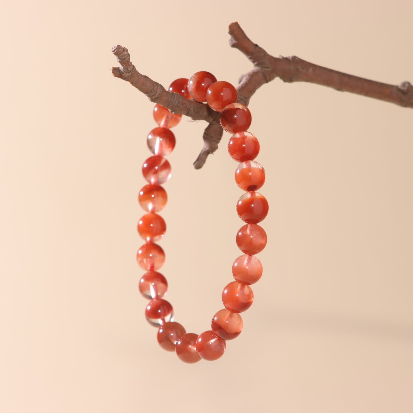 Red Hair Rutilated Quartz Bracelet