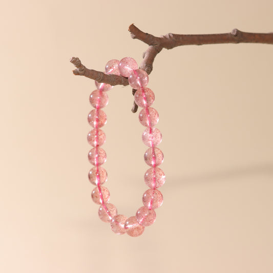 Strawberry Quartz Bracelet